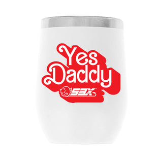 YesDaddy_Retro-53X 12oz WINE TUMBLER-WHITE