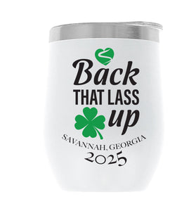 BTLU001-2025 12oz WINE TUMBLER - WHITE