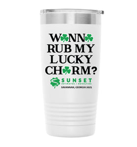 LUCKYCHARM001-2025 20oz TUMBLER - WHITE