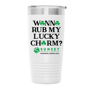 LUCKYCHARM001-2025 20oz TUMBLER - WHITE