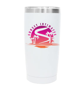 SUNSET DESIGN_001 20oz TUMBLER - WHITE