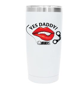 YESDADDY_002-53X 20oz TUMBLER - WHITE