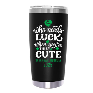 LUCKYCHARM001-2025 20oz TUMBLER - BLACK
