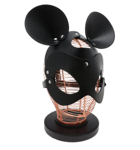 UNTAMED ADJUSTABLE MOUSE MASK - BLACK