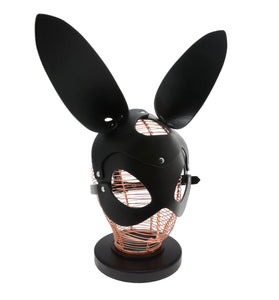 UNTAMED BLACK ADJUSTABLE RABBIT MASK