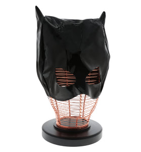 UNTAMED VINYL CAT WOMAN MASK - BLACK