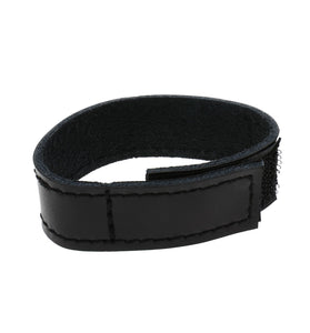 EROGENOUS ZONE LEATHER C-RING - BLACK