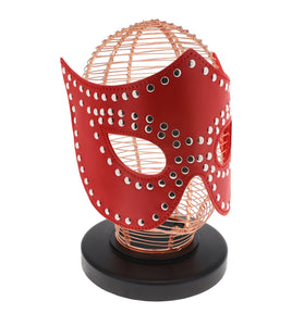 SEXCAPADES FAUX LEATHER STUDDED PARTY MASK