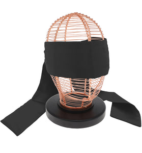 SEXCAPADES SATIN PLEASURE SCARF - BLACK