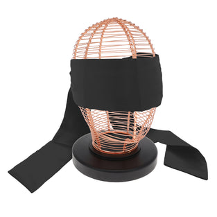 SEXCAPADES SATIN PLEASURE SCARF - BLACK