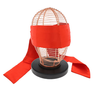 SEXCAPADES SATIN PLEASURE SCARF - RED