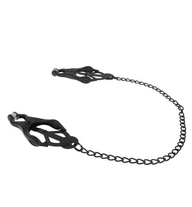 EFFECTIVE BEHAVIOR CLOVER NIPPLE CLAMPS - BLACK