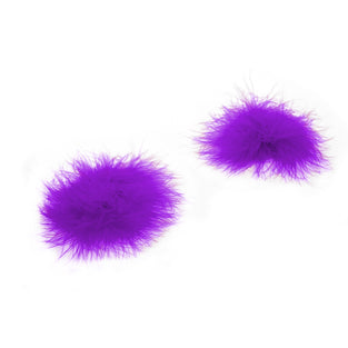 EROGENOUS ZONE FEATHER PASTIES -PURPLE