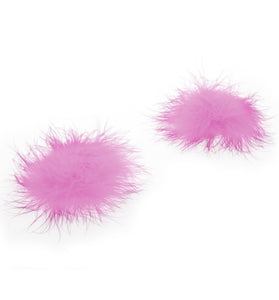 EROGENOUS ZONE FEATHER PASTIES - LT PINK
