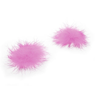 EROGENOUS ZONE FEATHER PASTIES - LT PINK