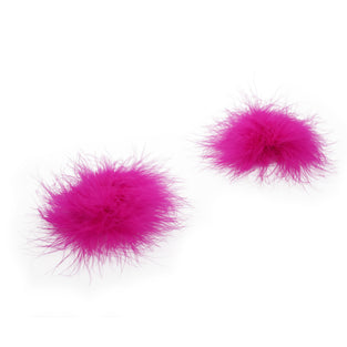 EROGENOUS ZONE FEATHER PASTIES - HOT PINK