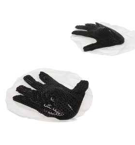 EFFECTIVE BEHAVIOR SEQUIN HAND PASTIES - BLACK