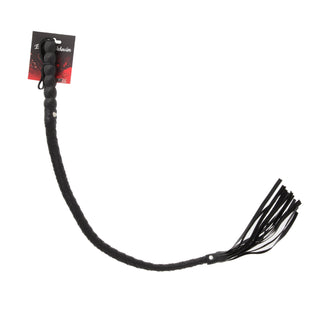 WHIP BLACK LEATHER 36IN