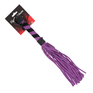 EFFECTIVE BEHAVIOR SUEDE FLOGGER - PUR,BLK