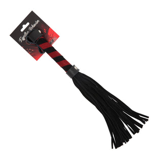 EFFECTIVE BEHAVIOR SUEDE FLOGGER - BLK,RED