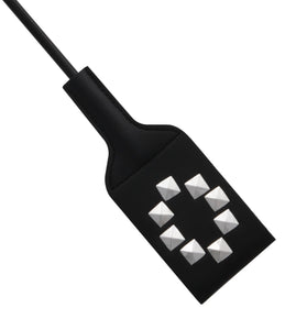 CROP BLACK PVC RIVIT STUD TIP