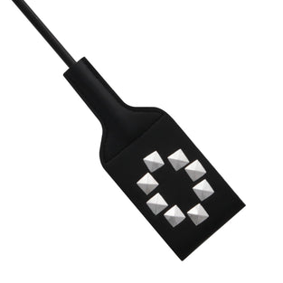 CROP BLACK PVC RIVIT STUD TIP