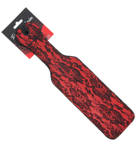 Red & Black Lace Paddle
