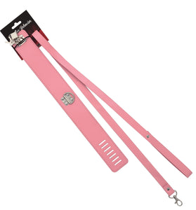 COLLAR PINK PVC W/LEASH