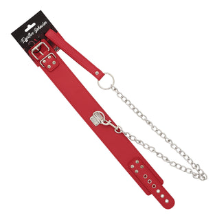 EFFECTIVE BEHAVIOR 2IN COLLAR,LEASH - RED