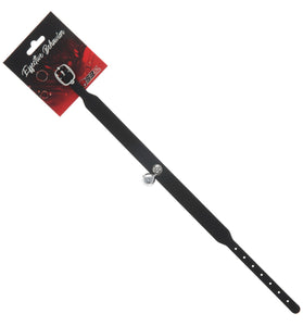 COLLAR BLACK PVC W/BELL