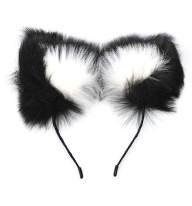 FAUX FUR CAT EARS
