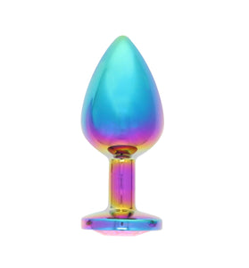 BOTTOM JEWELS MULTICOLOR ALLOY W/ PINK JEWEL MEDIUM PLUG