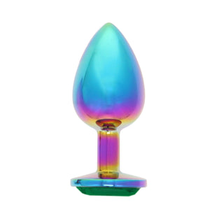 BOTTOM JEWELS MULTICOLOR ALLOY W/ GREEN JEWEL LARGE PLUG