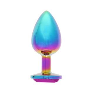 BOTTOM JEWELS MULTICOLOR ALLOY W/ PURPLE JEWEL LARGE PLUG