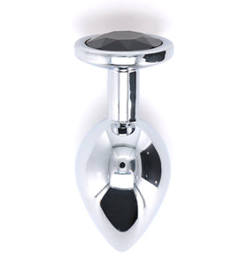 BJ STAINLESS STEEL PLUG MED - BLACK