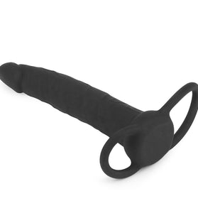 SILICONE FANTASY DOUBLE PROBER BLACK
