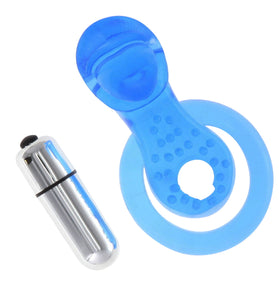 Vibrating Double Cock Ring - Double Trouble