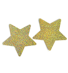 GOLD SEQUIN STAR PASTIES