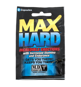 Max Hard 2 Pill Count