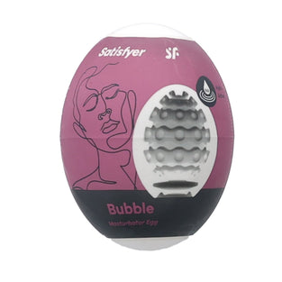 BUBBLE MASTURBATOR PURPLE EGG SINGLE