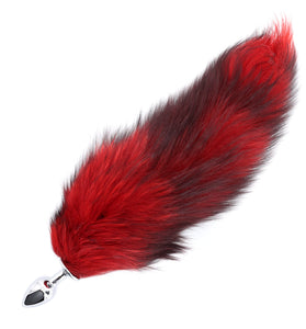 FOX TAIL RED/BLACK