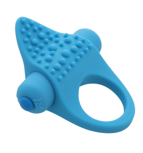 Vibrating Combo Cock Ring and Finger Vibe - Your Turn