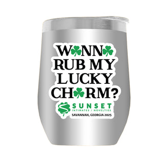 LUCKYCHARM003-2025 12oz WINE TUMBLER - ASST COLOR