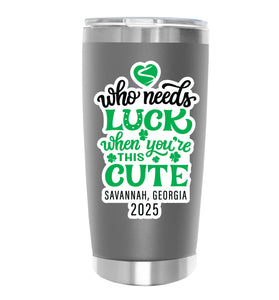 LUCKYCHARM001-2025 20oz TUMBLER - ASST COLOR