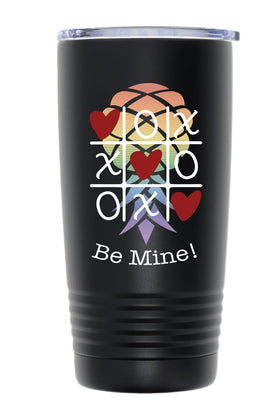 TicTacBeMine001 20oz TUMBLER - BLACK