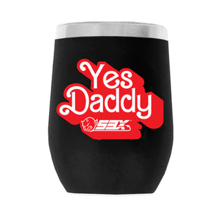 YesDaddy_Retro-53X 12oz WINE TUMBLER-BLACK