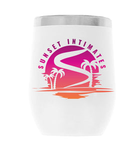SunsetDesign_001 12oz WINE TUMBLER-WHITE