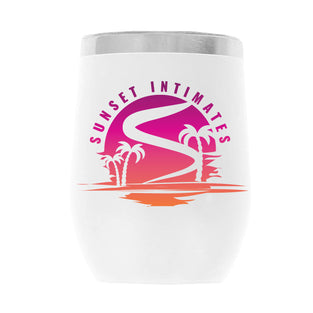 SunsetDesign_001 12oz WINE TUMBLER-WHITE