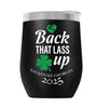 BTLU001-2025 12oz WINE TUMBLER - BLACK