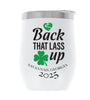 BTLU001-2025 12oz WINE TUMBLER - WHITE
